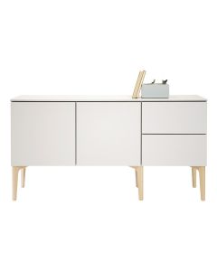Fuuga senkki, cashmere, ovet ja laatikot, korkea jalka, koivu
