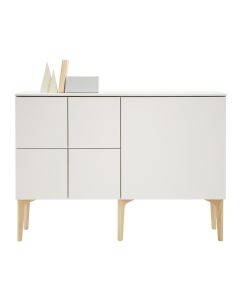 Fuuga senkki, cashmere, iso & pieni ovi, Bend-jalat, kaksiosainen