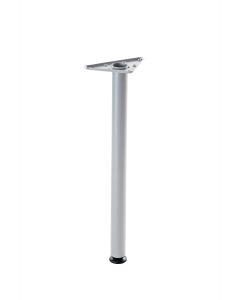 Teräsputkijalka 68cm HARMAA