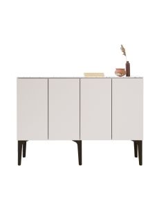 Fuuga senkki, cashmere, mustat bend-jalat, Terrazzo kansitaso| Lundia