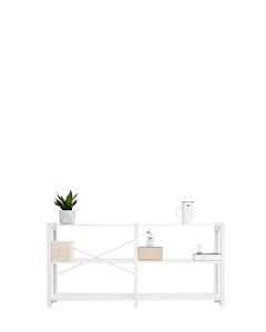 Lundia Classic -kaksiosainen matala avohylly